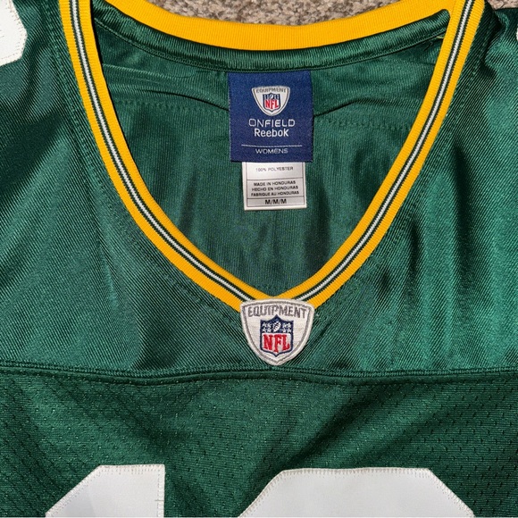 Reebok on Field Women M Football Sewn Jersey Green Bay Packers Aaron Rodgers - Picture 4 of 12